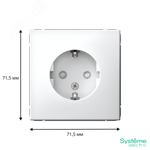 ARTGALLERY розетка с заземлением со шторками, 16А, механизм, лотос - фото 3