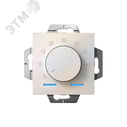 ATLASDESIGN ТЕРМОСТАТ электрон. теплого пола с датчиком, 10A, механизм, ЖЕМЧУГ - фото 3