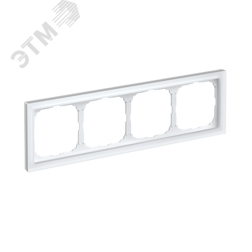 ARTGALLERY PURE 4-постовая РАМКА, МАТОВОЕ ОРГАНИЧЕСКОЕ СТЕКЛО БЕЛЫЙ - фото 1