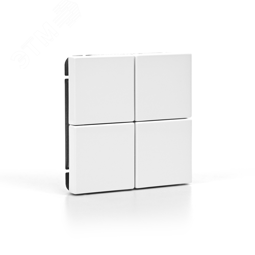ARTGALLERY 4-клавишный ВЫКЛЮЧАТЕЛЬ СЦЕНАРНЫЙ, сх. 1,  БЕЛЫЙ - фото 4