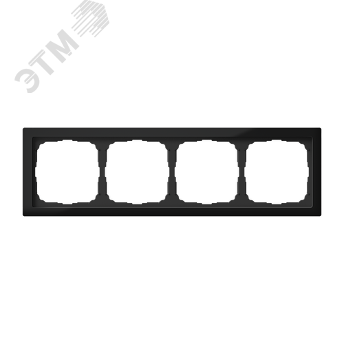 ARTGALLERY PURE 4-постовая РАМКА, ОРГАНИЧЕСКОЕ СТЕКЛО ЧЕРНЫЙ - фото 2