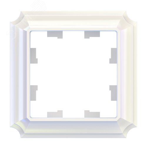 Изображение товара ATLASDESIGN ANTIQUE 1-постовая рамка, ЖЕМЧУГ (шт)