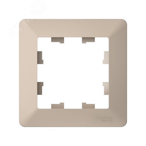 ATLASDESIGN AIR 1-постовая РАМКА, ПЕСОЧНЫЙ/дымчатый белый - фото 3