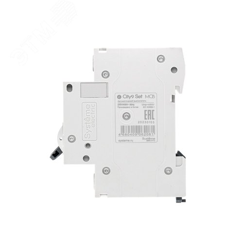 Выключатель автоматический однополюсный 63А С 4.5kA 230В City9 Set - фото 4