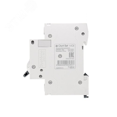 Выключатель автоматический однополюсный 25А B 4.5kA 230В City9 Set - фото 4