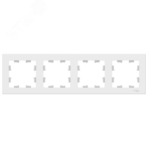 ATLASDESIGN 4-постовая РАМКА, универсальная, ЛОТОС - фото 3