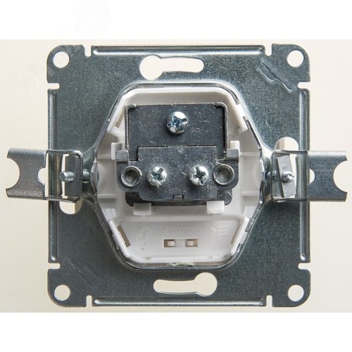 GLOSSA Розетка телевизионная TV проходная 4DB перламутр в рамку - фото 2