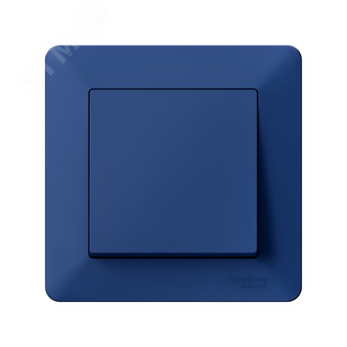 ATLASDESIGN AIR 1-постовая РАМКА, АКВАМАРИН/дымчатый черный - фото 1