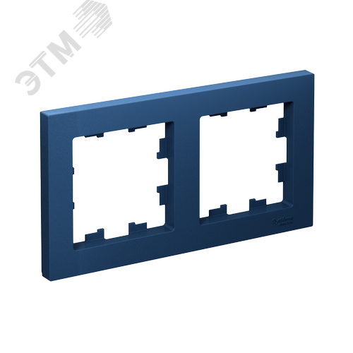 ATLASDESIGN рамка двухпостовая, универсальная, АКВАМАРИН - фото 1