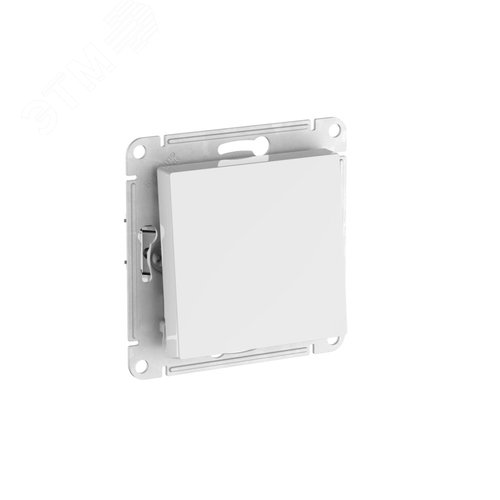 ATLASDESIGN AQUA 1-клавишный ПЕРЕКЛЮЧАТЕЛЬ IP44, сх.6, 10АХ, быстрозажимные клеммы, БЕЛЫЙ - фото 1