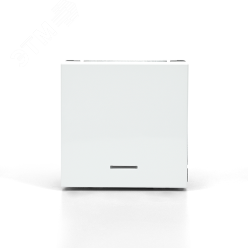 ARTGALLERY 1-клавишный ВЫКЛЮЧАТЕЛЬ КНОПОЧНЫЙ с подсв., 10А, механизм, БЕЛЫЙ - фото 5