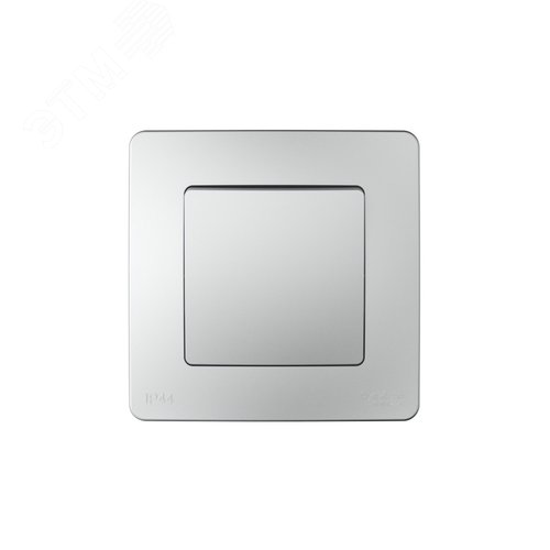 BLANCA С/У IP44 1-клавишный ПЕРЕКЛЮЧАТЕЛЬ (сх.6), 10AX, 250В, АЛЮМИНИЙ - фото 3