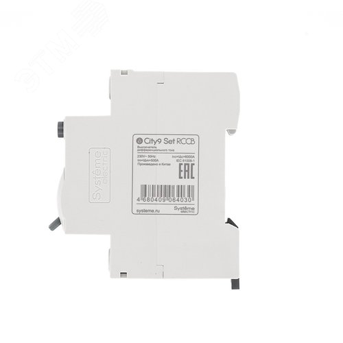 Выключатель дифференциального тока (ВДТ) 40А 2P 300мА Тип-AC 230В City9 Set - фото 4