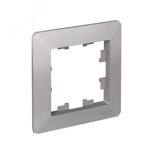 Изображение товара ATLASDESIGN AIR 1-постовая РАМКА, АЛЮМИНИЙ/дымчатый черный (шт)