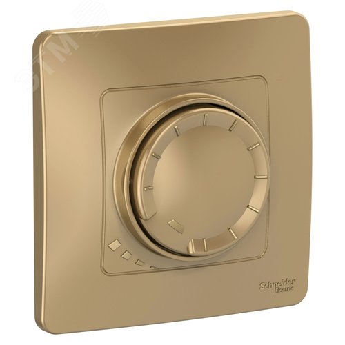 Изображение товара BLANCA скрытой установки светорегулятор (диммер) поворотно-нажимной 400вт, титан (шт)