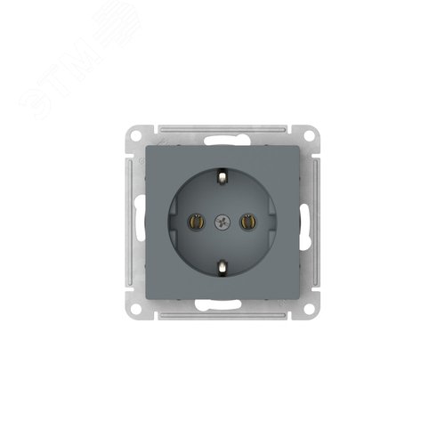 ATLASDESIGN РОЗЕТКА с заземлением, 16А, быстрозажимные клеммы, ГРИФЕЛЬ - фото 4