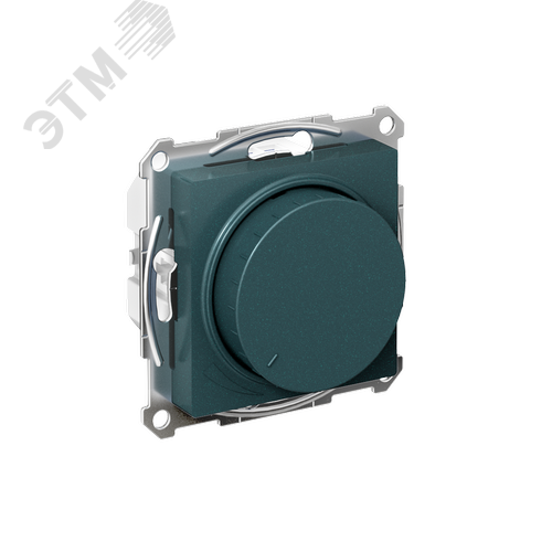 ATLASDESIGN СВЕТОРЕГУЛЯТОР (диммер) повор-нажим, LED, RC, 400Вт, мех., ИЗУМРУД - фото 1