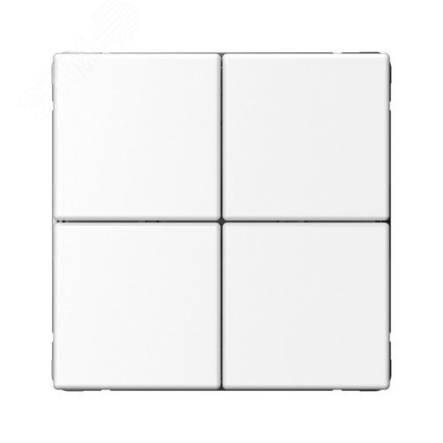 ARTGALLERY 4-клавишный ВЫКЛЮЧАТЕЛЬ СЦЕНАРНЫЙ, сх. 1,  БЕЛЫЙ - фото 1