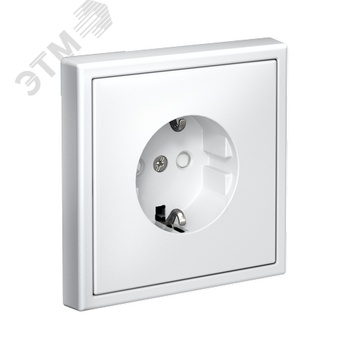 ARTGALLERY РОЗЕТКА с заземлением со шторками, 16А, механизм, быстрозажимные клеммы, лотос - фото 4