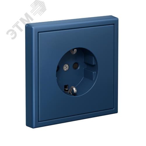 ARTGALLERY РОЗЕТКА с заземлением со шторками, 16А, механизм, быстрозажимные клеммы, аквамарин - фото 4