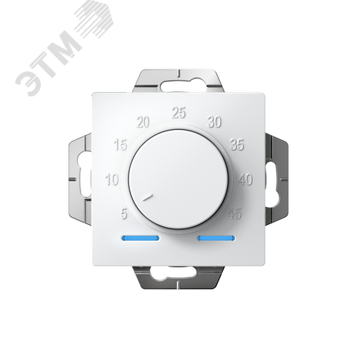 ATLASDESIGN ТЕРМОСТАТ электрон. теплого пола с датчиком, 10A, механизм, БЕЛЫЙ - фото 3