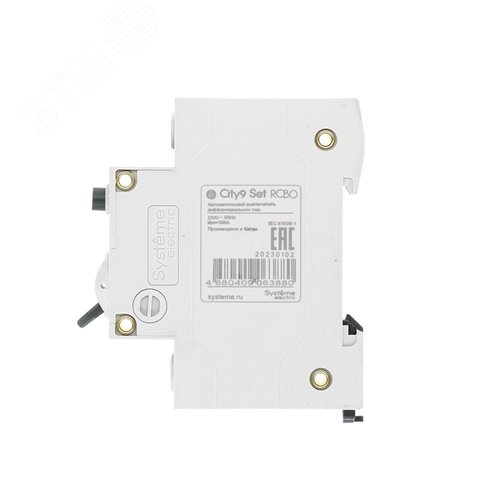 Выключатель автоматический дифференциального тока (Автоматический выключатель дифференциального тока АВДТ) 1P+N С 25А 4.5kA 30мА Тип-A 230В City9 Set - фото 4