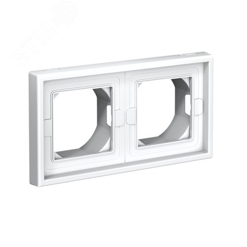 ARTGALLERY рамка 2-постовая IP44,  белый - фото 2