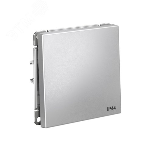 ARTGALLERY 1-клавишный ПЕРЕКЛЮЧАТЕЛЬ IP44, 10АХ,  механизм, быстрозажимные клеммы, АЛЮМИНИЙ - фото 4