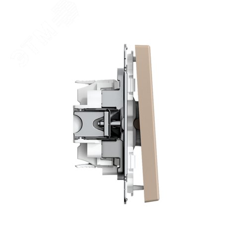 ARTGALLERY Перекрестный ПЕРЕКЛЮЧАТЕЛЬ, 10АХ, механизм, быстрозажимные клеммы, ПЕСОЧНЫЙ - фото 3