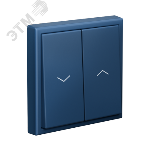 ARTGALLERY 2-клавишный выключатель для жалюзи, 2х сх.4, 10А, механизм, аквамарин - фото 5