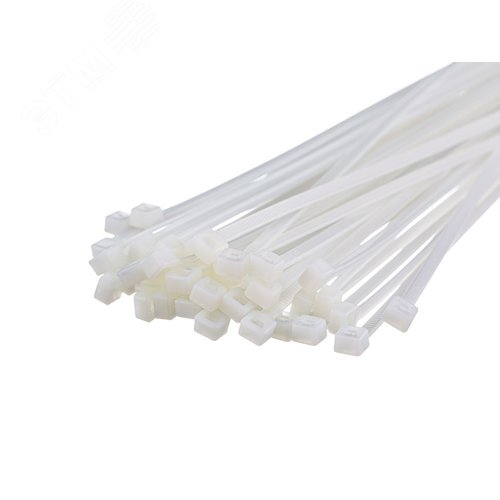 Стяжка кабельная MultiSet 370х4.8 Белая (100шт) - фото 3