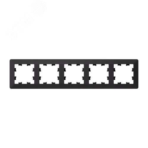 ATLASDESIGN AIR 5-постовая РАМКА, КАРБОН/дымчатый черный - фото 1