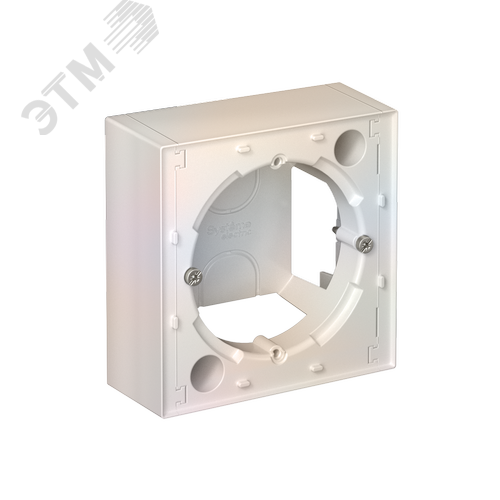 Коробка ATLASDESIGN для наружного монтажа жемчуг - фото 1