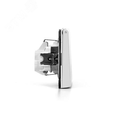 ARTGALLERY РОЗЕТКА с заземл. со шторк. с крышк., 16А, IP20,  механизм, быстрозажимные клеммы, белый - фото 7