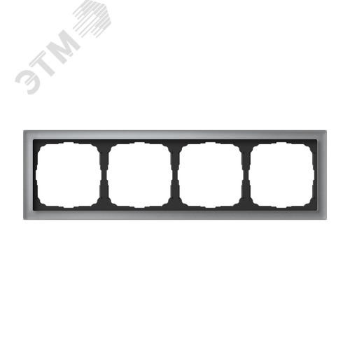 ARTGALLERY PURE 4-постовая РАМКА, ОРГАНИЧЕСКОЕ СТЕКЛО АЛЮМИНИЙ - фото 2