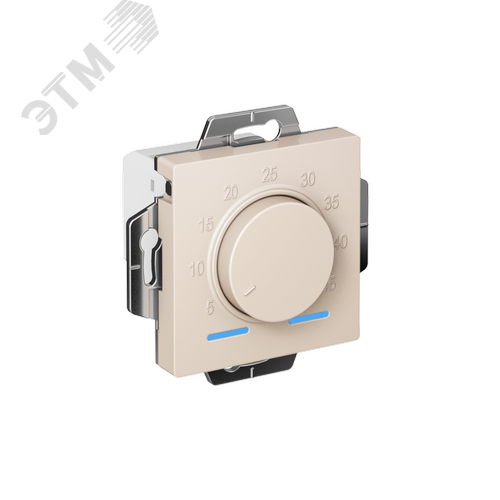 ATLASDESIGN ТЕРМОСТАТ электрон. теплого пола с датчиком, 10A, механизм, БЕЖЕВЫЙ - фото 1