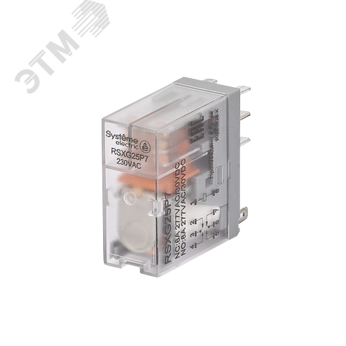 Изображение товара Реле промежуточное 8A 2CO 230VAC (шт)