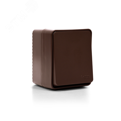 AtlasDesign PROFI IP54 О/У 1-клавишный ВЫКЛЮЧАТЕЛЬ 10 АХ, КОРИЧНЕВЫЙ - фото 6