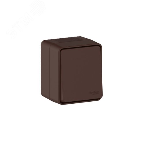 Изображение товара AtlasDesign PROFI IP54 О/У 1-клавишный ВЫКЛЮЧАТЕЛЬ 10 АХ, КОРИЧНЕВЫЙ (шт)