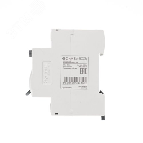 Выключатель дифференциального тока (ВДТ) 40А 2P 100мА Тип-AC 230В City9 Set - фото 5