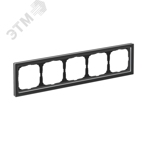 ARTGALLERY PURE 5-постовая РАМКА, МАТОВОЕ ОРГАНИЧЕСКОЕ СТЕКЛО ЧЕРНЫЙ - фото 1