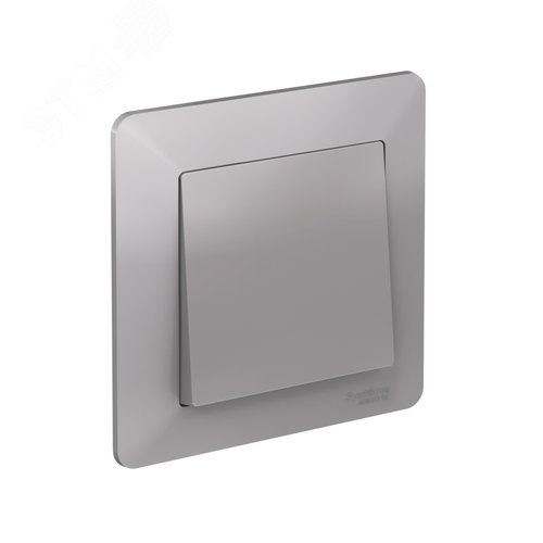 ATLASDESIGN AIR 1-постовая РАМКА, АЛЮМИНИЙ/дымчатый черный - фото 3