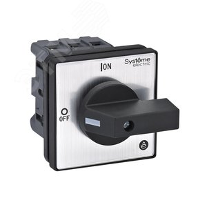 Изображение товара ВЫКЛЮЧАТЕЛЬ-РАЗЪЕДИНИТЕЛЬ 3P 25A С ЧЁРНОЙ РУКОЯТКОЙ НА ДВЕРЦУ 4 ВИНТАМИ (шт)