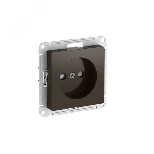 Изображение товара ATLASDESIGN РОЗЕТКА без заземления со шторками, 16А, быстрозажимные клеммы, МОККО (шт)