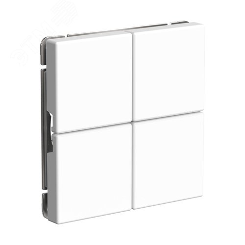 ARTGALLERY 4-клавишный ВЫКЛЮЧАТЕЛЬ СЦЕНАРНЫЙ, сх. 1,  БЕЛЫЙ - фото 2