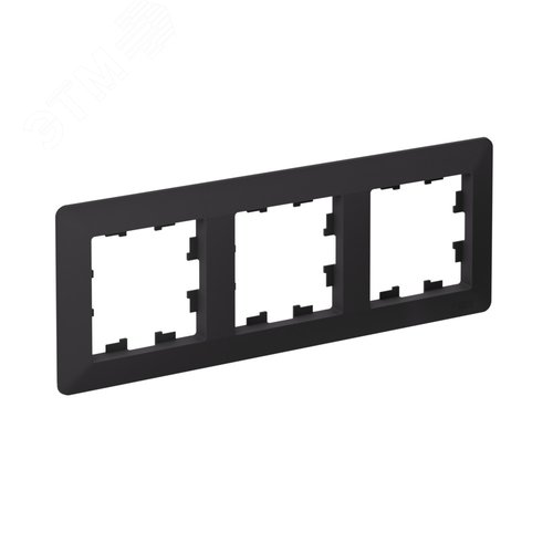 ATLASDESIGN AIR 3-постовая РАМКА, КАРБОН/дымчатый черный - фото 2