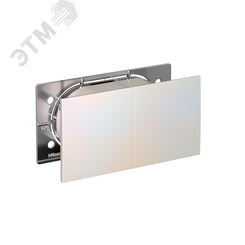 Изображение товара Розетка ATLASDESIGN двойная с заземлением со шторками сдвижная крышка 16А в сборе жемчуг (шт)