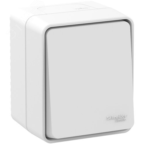 AtlasDesign Profi54 переключатель одноклавишный IP54 10 АХ, БЕЛЫЙ, Россия - фото 4