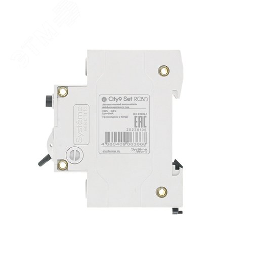 Выключатель автоматический дифференциального тока (АВДТ) 1P+N С 32А 4.5кА 30мА Тип-АС 230В City9 Set - фото 4