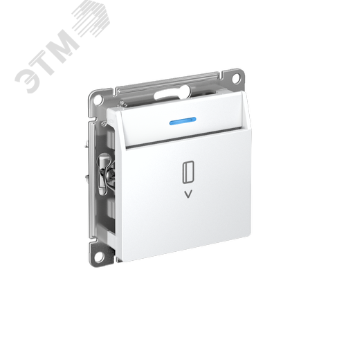 ATLASDESIGN ВЫКЛЮЧАТЕЛЬ карточный с подсветкой, 10А, без задержки отключения, механизм, БЕЛЫЙ - фото 2